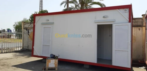 Fabrication cabines en préfabriquées