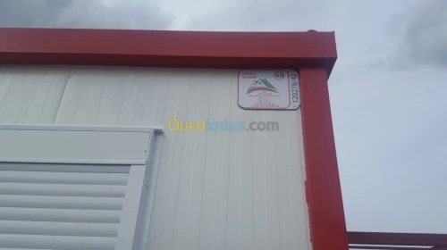 Fabrication cabines en préfabriquées