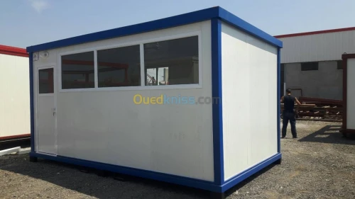 Fabrication cabines en préfabriquées