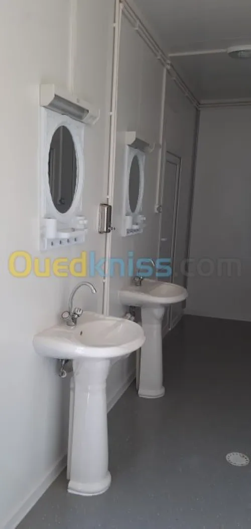 Fabrication cabines en préfabriquées