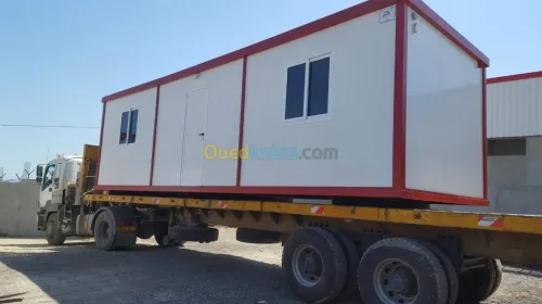 Fabrication cabines en préfabriquées