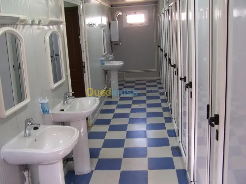 Fabrication cabines en préfabriquées