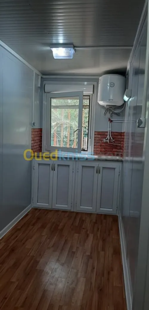 Fabrication cabines en préfabriquées