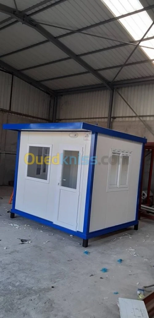 Fabrication cabines en préfabriquées