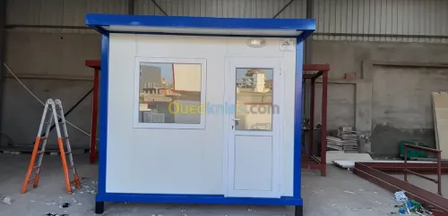 Fabrication cabines en préfabriquées