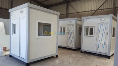 Fabrication cabines en préfabriquées