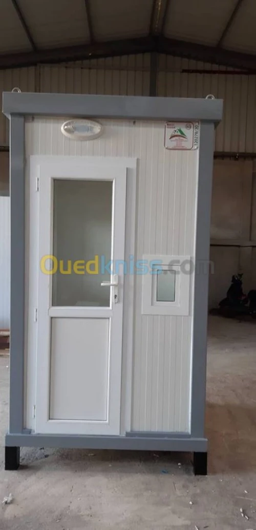 Fabrication cabines en préfabriquées