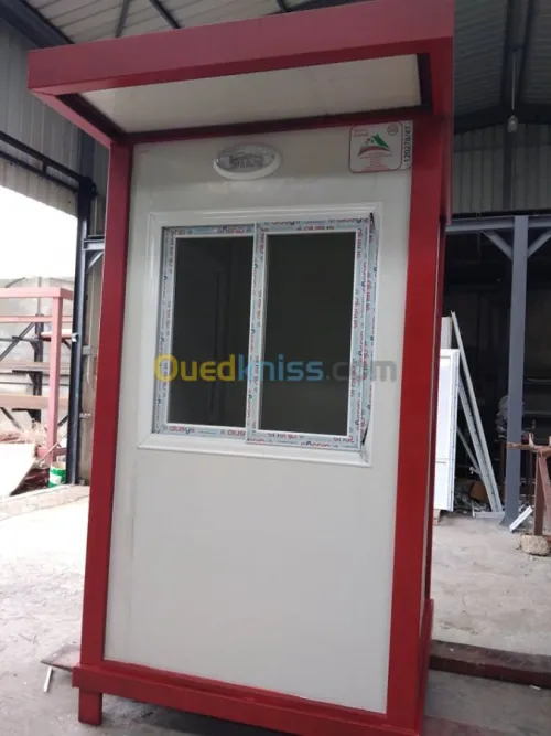 Fabrication cabines en préfabriquées