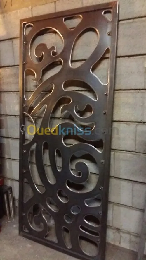 ferronier D'art +  inaliminium +p v c 