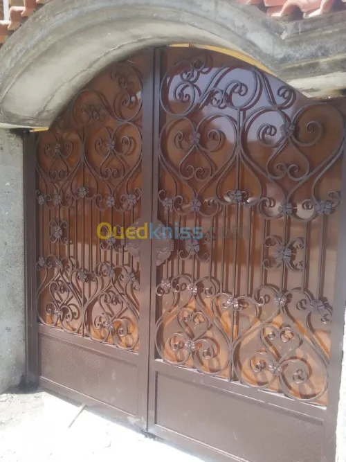 ferronier D'art +  inaliminium +p v c 