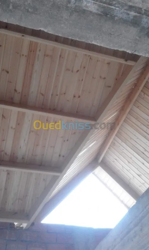 تركيب القرميد charpent en bois 