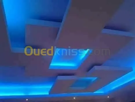 Placo plâtre BA13 et peinture