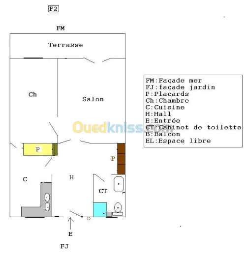 Location Niveau De Villa F2 Tipaza Cherchell