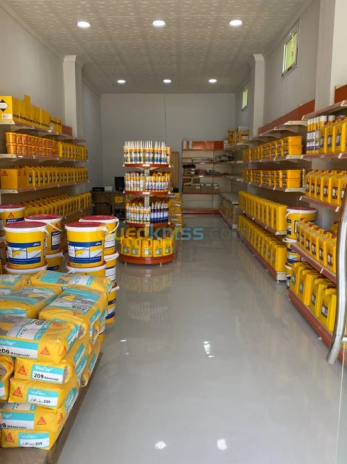 Point de vente de produits Sika