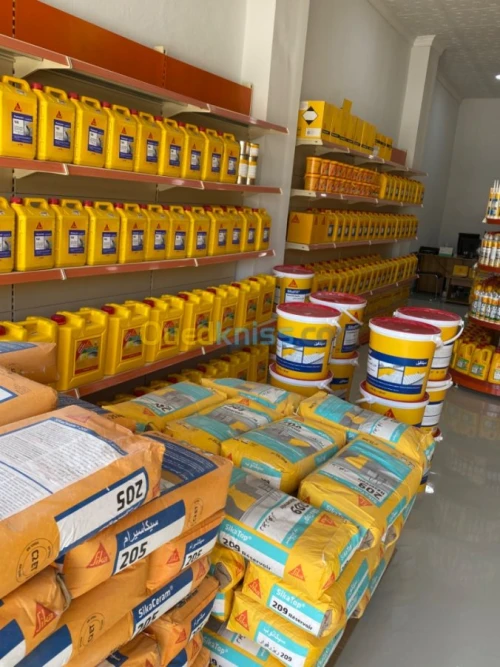 Point de vente de produits Sika