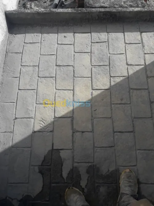 Béton imprimé
