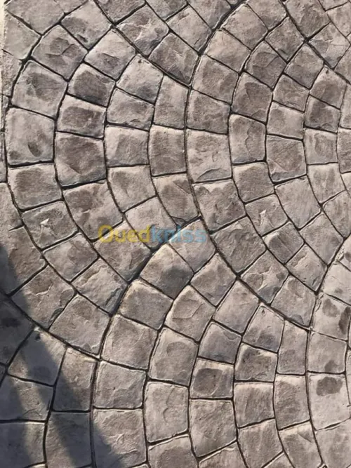 Béton imprimé