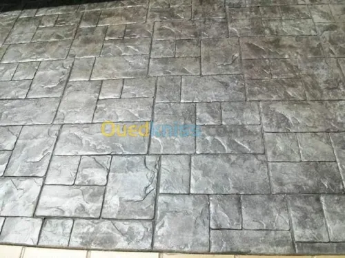 Béton imprimé