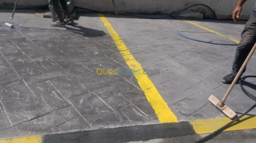 Béton imprimé