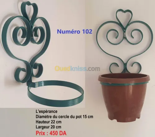 Support pot de fleurs 