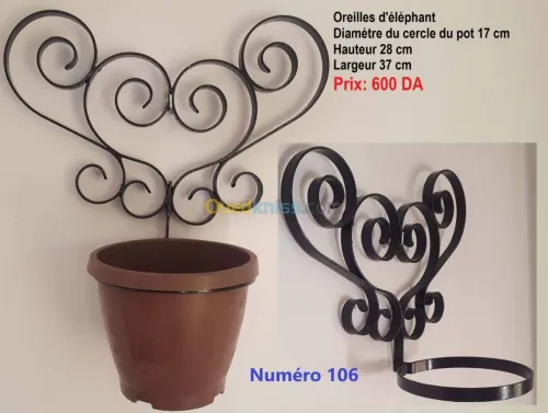 Support pot de fleurs 