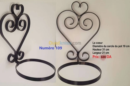 Support pot de fleurs 