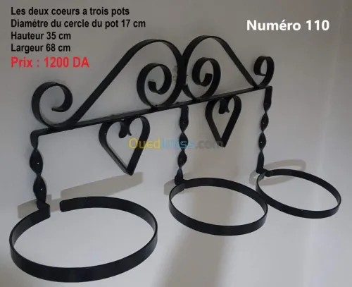 Support pot de fleurs 
