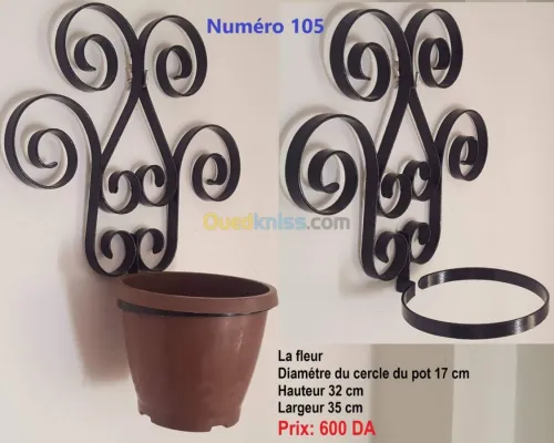 Support pot de fleurs 