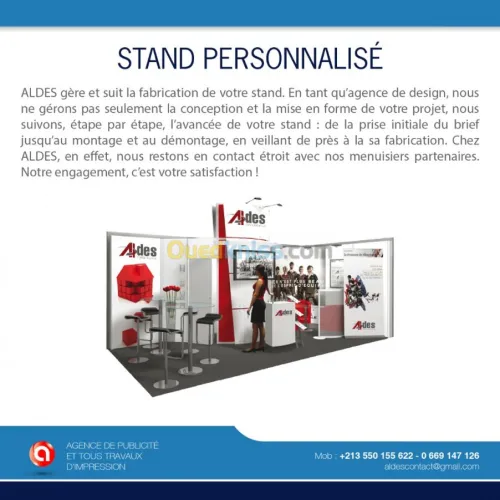 Aménagement des Stands