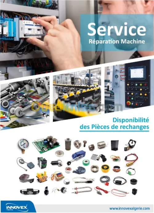 Réparation machines d'emballage