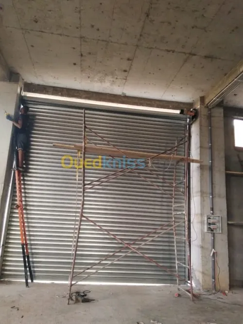  rideau métallique electrque