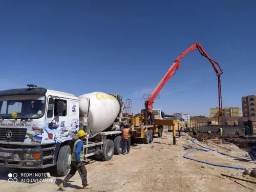 Vente de béton près a l'emploi