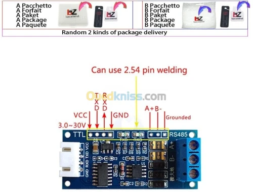 convertisseur   RS485 to TTL  ARDUINO 
