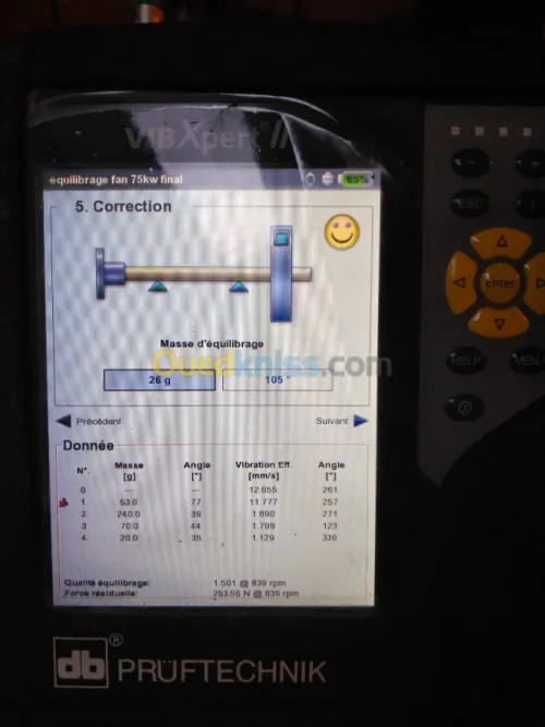 équilibrage dynamique & vibration