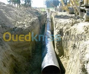 Assainissement, travaux d'hydraulique,