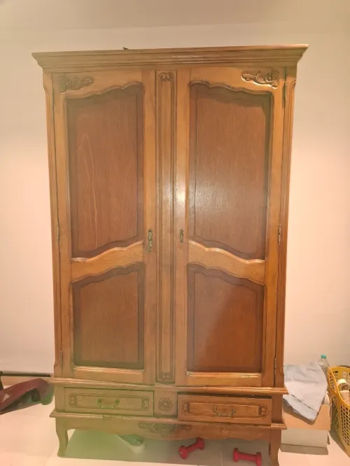 Armoire 2 portes en hêtre