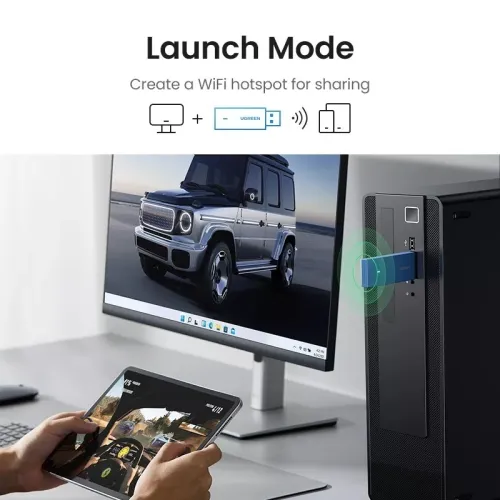 UGREEN - Adaptateur clé WIFI 6 AX1800 
