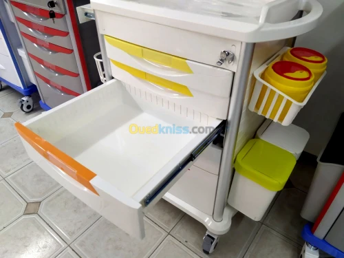 Chariot d urgence / anesthésie en abs 