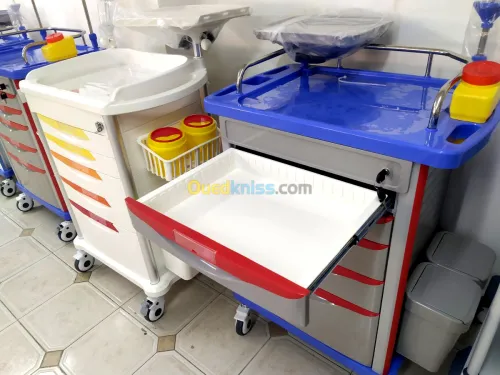 Chariot d urgence / anesthésie en abs 