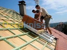 CHARPENTE EN BOIS  POUR TOITURE 
