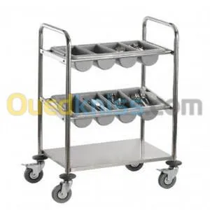 CHARIOTS EN INOX 