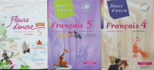 Livres scolaires programme français