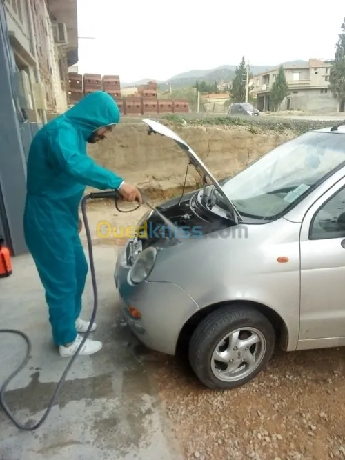 Scanner décalaminage lavage à vapeur