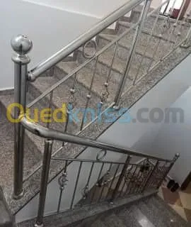Rampe d'escalier inox 316