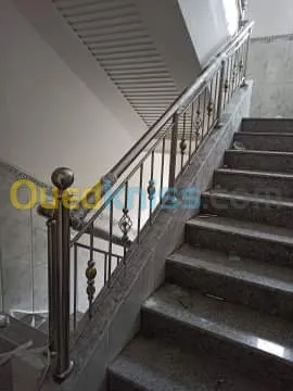 Rampe d'escalier inox 316