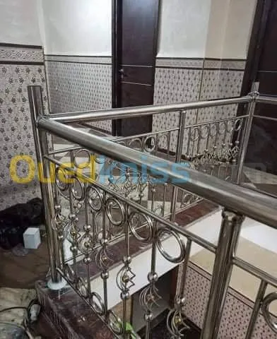 Rampe d'escalier inox 316
