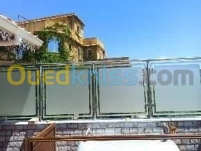 Rampe d'escalier inox 316