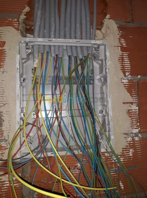 Travaux d'électricité