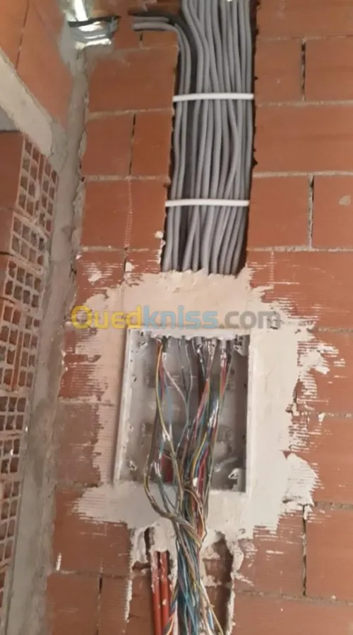 Travaux d'électricité