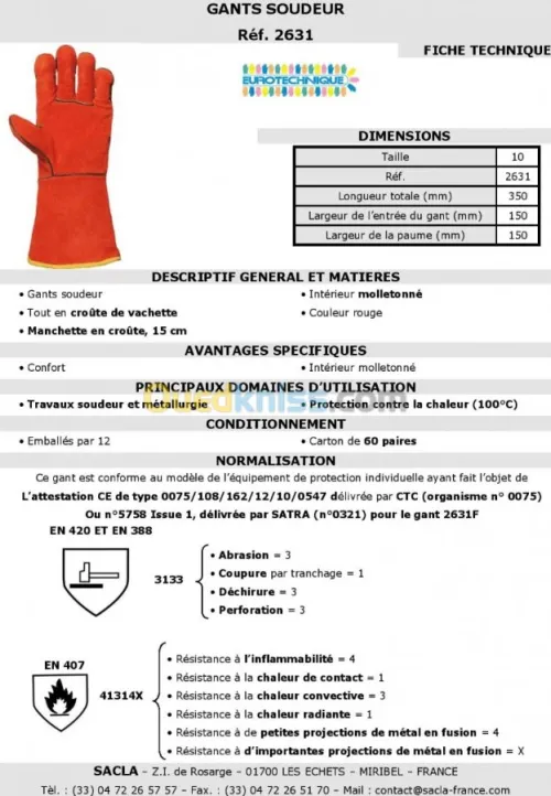  TENUE DE TRAVAIL / COMBINAISON / SALOPETTE /PARKA